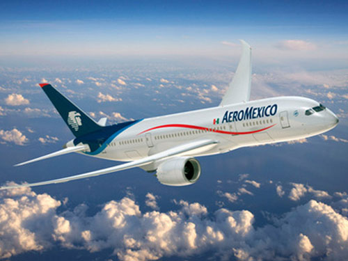 Máy bay của hãng Aero Mexico sử dụng nhiên liệu sinh học