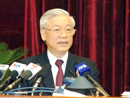Tổng Bí thư Nguyễn Phú Trọng phát biểu khai mạc Hội nghị BCHTW khóa XI sẽ diễn ra từ ngày 7 - 15/5/2012 tại Hà Nội 