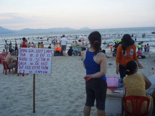 Bãi biển đường Nguyễn Tất Thành kêu cứu - 3