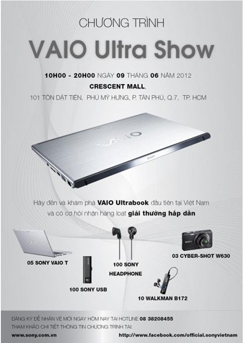 Cơ hội sở hữu 5 VAIO T và hàng trăm sản phẩm công nghệ từ Sony - 3