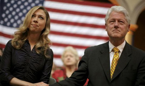Bill Clinton và con gái Chelsea