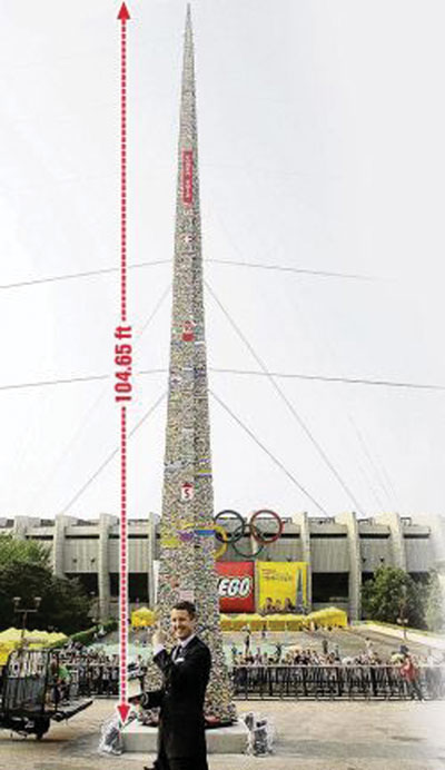 Tháp Lego cao nhất