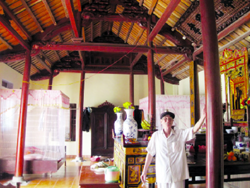Ngôi nhà gần 2 tỉ của ông Ngần, một nông dân xã Thủy Triều