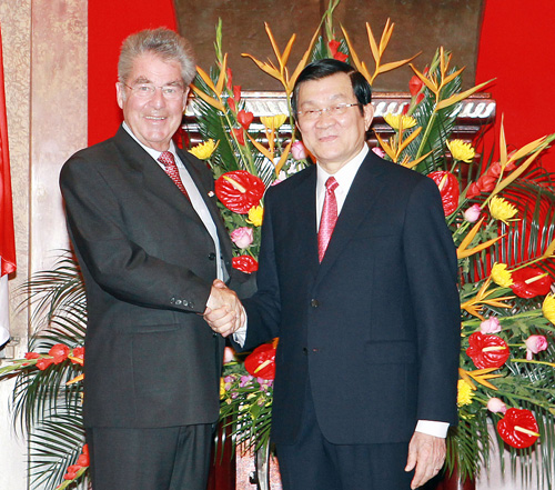 Tổng thống Cộng hòa Áo và Chủ tịch nước Trương Tấn Sang