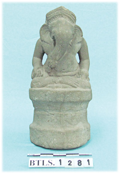 Tượng thần đầu voi Ganesha - Ảnh: Bảo tàng Lịch sử TP.HCM cung cấp