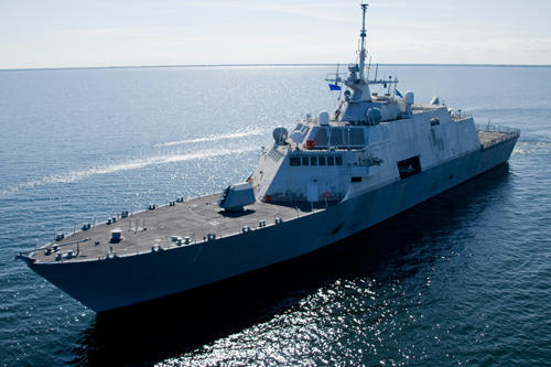 Tàu chiến cận bờ USS Freedom có thể sớm đến Singapore - Ảnh: Navy.mil