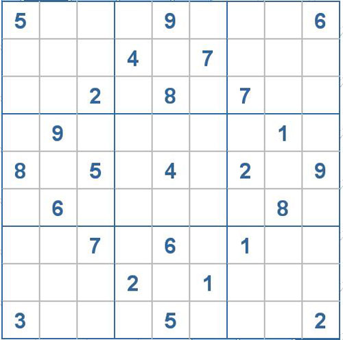 Mời các bạn thử sức với ô số Sudoku 1978 mức độ Rất Khó 1