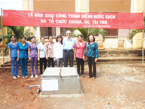 Hỗ trợ giếng nước sạch cho trường học   - nd