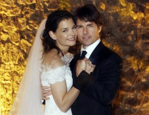 Katie Holmes và Tom Cruise trong ngày đám cưới 