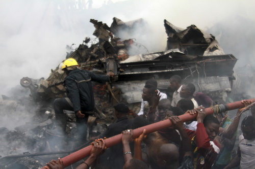 Vụ cháy máy bay tại Nigeria