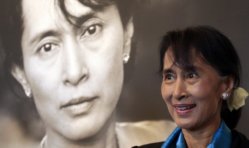 nữ chính trị gia Aung San Suu Kyi của Myanmar 