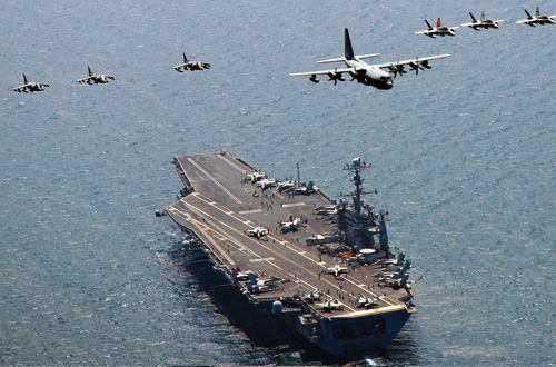 Phe bảo thủ cho rằng Mỹ đang có lực lượng hùng hậu trên biển nên không cần tham gia UNCLOS - Ảnh: Marines.mil