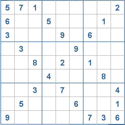 ô số Sudoku 1995 mức độ Khó 