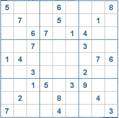 Mời các bạn thử sức với ô số Sudoku 2004 mức độ Khó