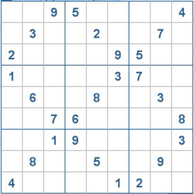 Mời các bạn thử sức với ô số Sudoku 2019 mức độ Khó