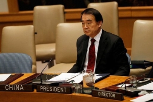 Đại sứ Trung Quốc tại Liên hiệp quốc Lý Bảo Đông - Ảnh: AFP