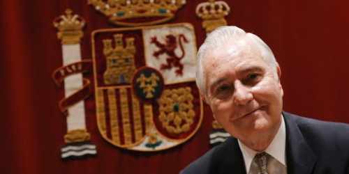 Chánh án Tòa án tối cao Tây Ban Nha Carlos Dívar từ chức vì bị tối lấy tiền ngân sách nhà nước đi du lịch - Ảnh: Reuters