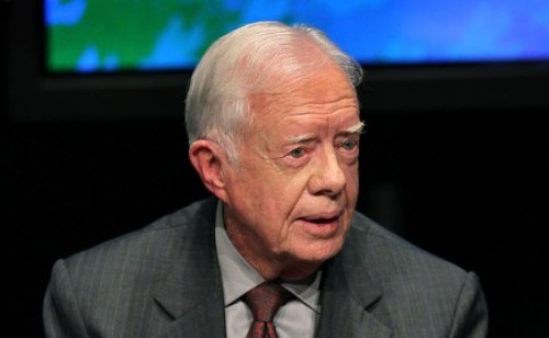 Cựu tổng thống thứ 39 của Mỹ, ông Jimmy Carter - Ảnh: AFP