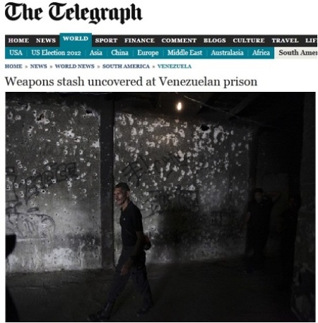 Bức tường đầy vết đạn sau vụ bạo động tại nhà tù La Plata - Ảnh chụp từ Telegraph