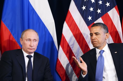 Putin lần đầu giáp mặt Obama sau khi trở lại điện Kremlin