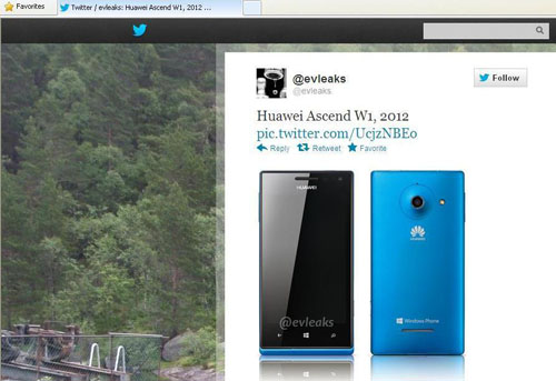 Huawei; Huawei W1; Windows Phone 8; Nokia; Lumia; Lumia 920