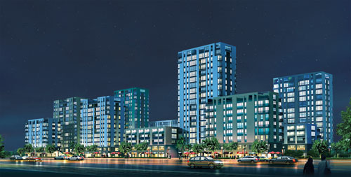 Dự án nhà ở đầu tiên trong Khu TMTCQT tại Phú Mỹ Hưng sẽ là điểm sáng của thị trường BĐS hiện nay (Phối cảnh dự án Star Hill) - Ảnh: Phú Mỹ Hưng cung cấp