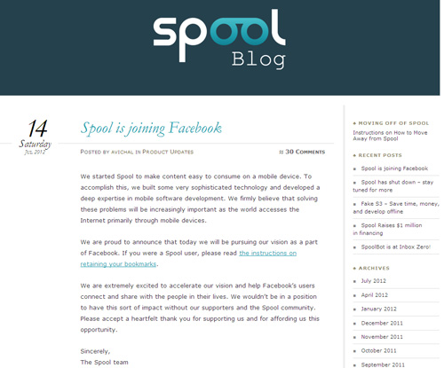 Facebook; Spool; mạng xã hội; Mark Zuckerberg