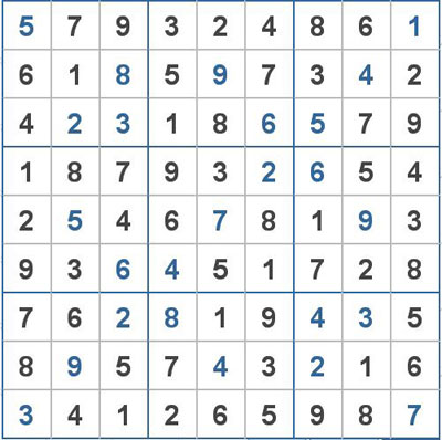 Mời các bạn thử sức với ô số Sudoku 2028 mức độ Khó 2