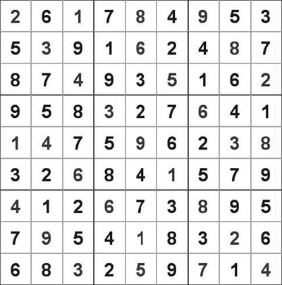 Mời các bạn thử sức với ô số Sudoku 2048 mức độ Rất khó 1