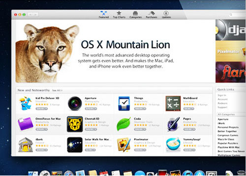 Mac OS 10.8 Mountain Lion