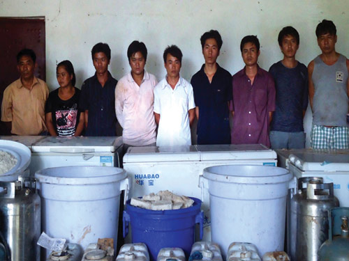 Myanmar tịch thu lượng ma túy kỷ lục