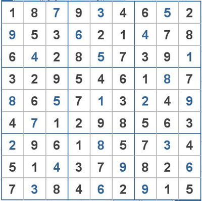 Mời các bạn thử sức với ô số Sudoku 2060 mức độ Khó