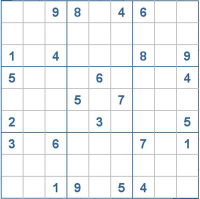 Mời các bạn thử sức với ô số Sudoku 2078 mức độ Khó