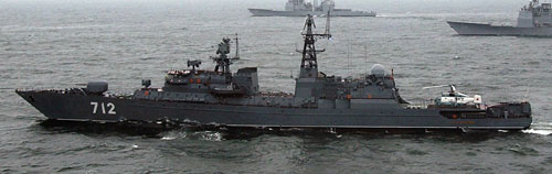Tàu chiến Nga diễn tập ở Địa Trung Hải