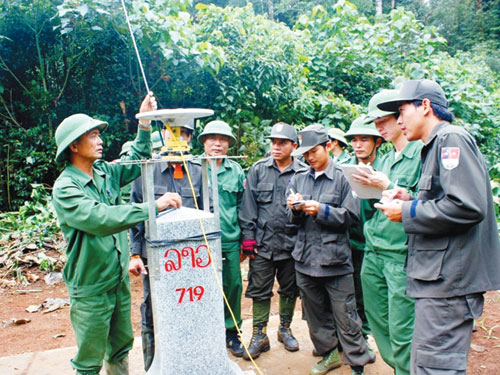 Hoàn thành cắm mốc biên giới Việt - Lào trước tháng 9