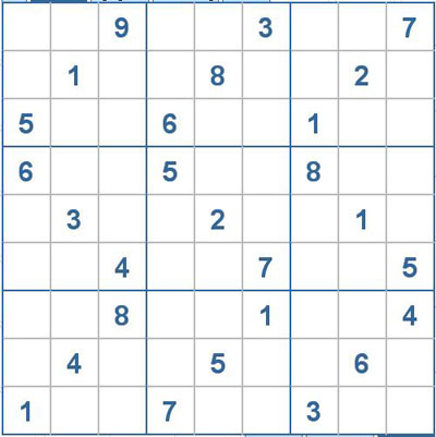 Mời các bạn thử sức với ô số Sudoku 2090 mức độ Rất khó