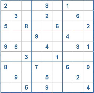 Mời các bạn thử sức với ô số Sudoku 2108 mức độ Khó