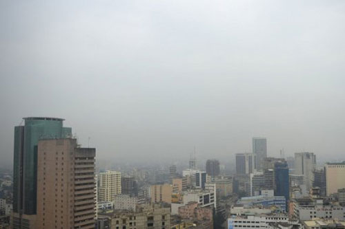 Sương mù dày đặc ở thủ đô Dhaka