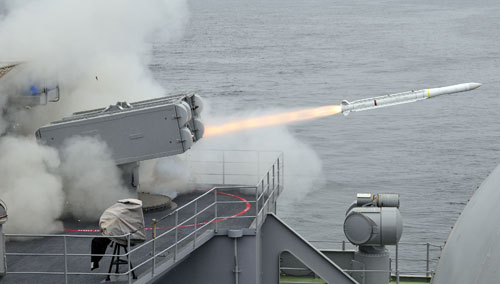 ESSM được bắn từ tàu Hải quân Mỹ 
