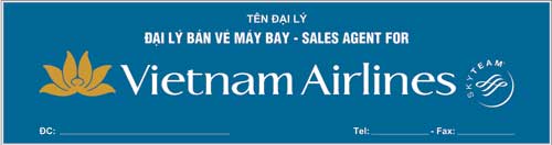 Bảng hiệu đại lý của Vietnam Airlines