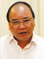 Phó thủ tướng Nguyễn Xuân Phúc