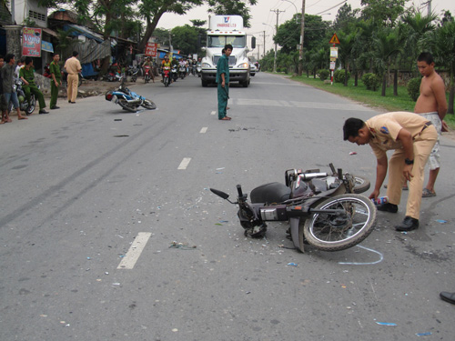 Hiện trường vụ tai nạn