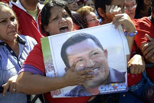 Mít tinh ủng hộ Tổng thống Venezuela