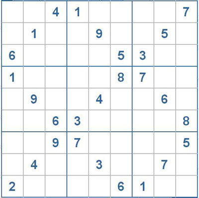 Mời các bạn thử sức với ô số Sudoku 2206 mức độ Khó