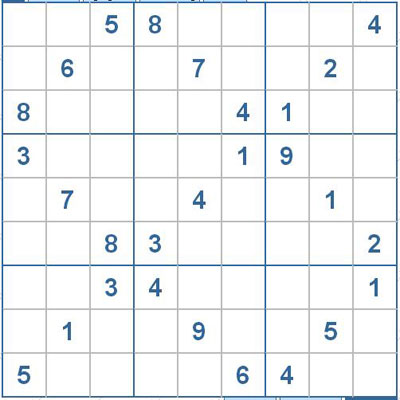 Mời các bạn thử sức với ô số Sudoku 2215 mức độ Khó