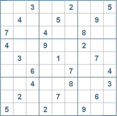Mời các bạn thử sức với ô số Sudoku 2224 mức độ Khó