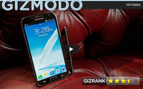 Galaxy Note II  được đánh giá cao từ các Tạp chí công nghệ 1