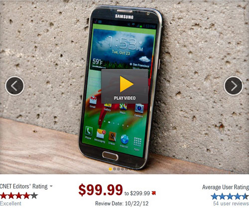 Galaxy Note II  được đánh giá cao từ các Tạp chí công nghệ 4