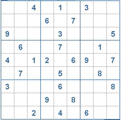 Mời các bạn thử sức với ô số Sudoku 2233 mức độ Khó