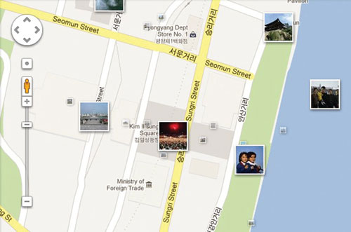 Google Maps thể hiện về CHDCND Triều Tiên